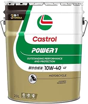 Amazon | Castrol(カストロール) エンジンオイル POWER1 4T 10W